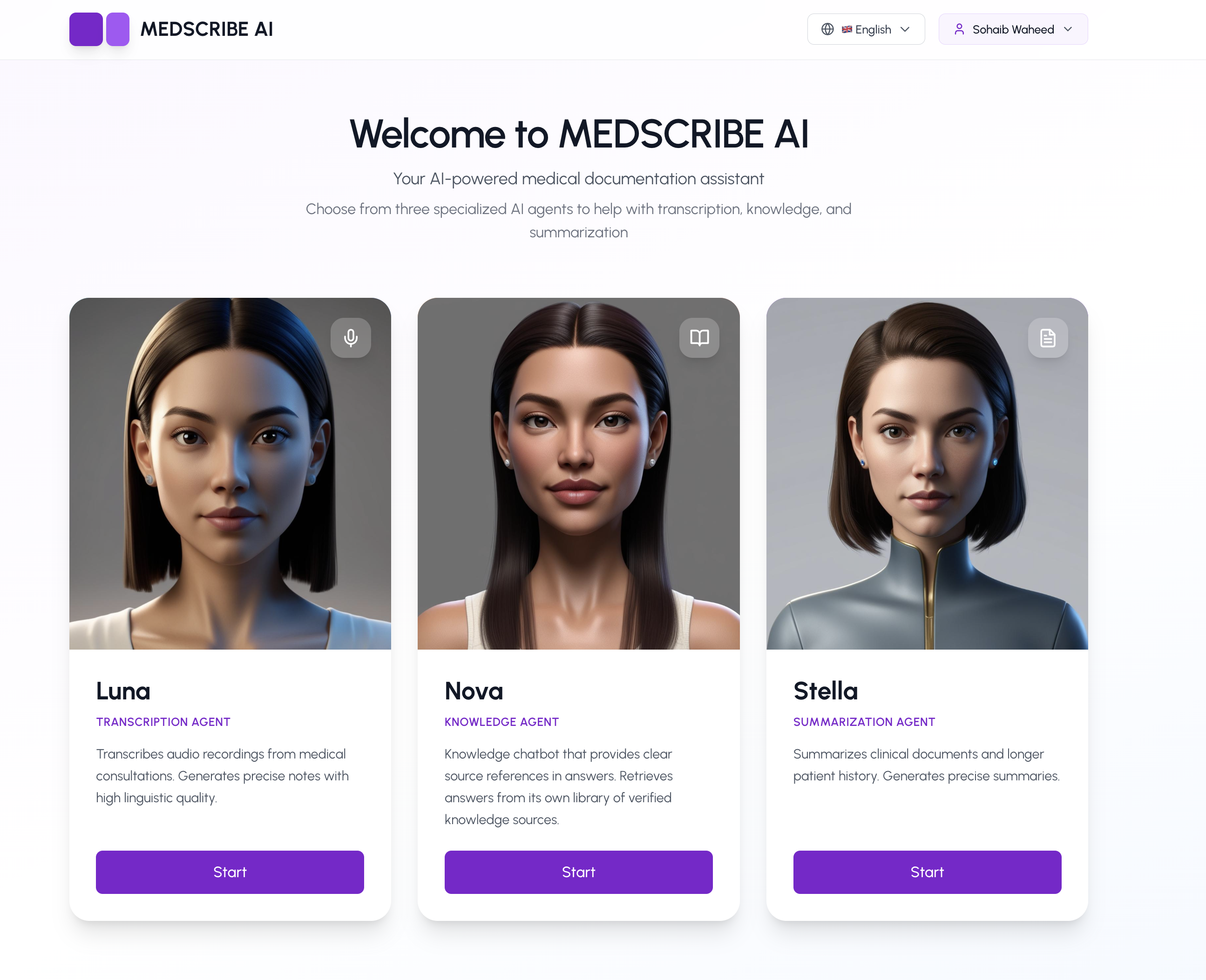 Medscribe Multi-Agent Dashboard